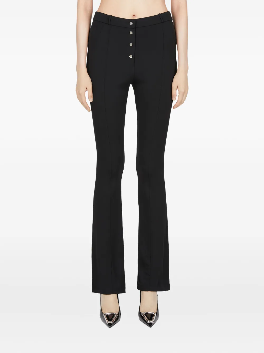 Rabanne Flared broek Zwart