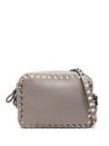 Valentino Garavani Rockstud leather crossbody bag - Brown