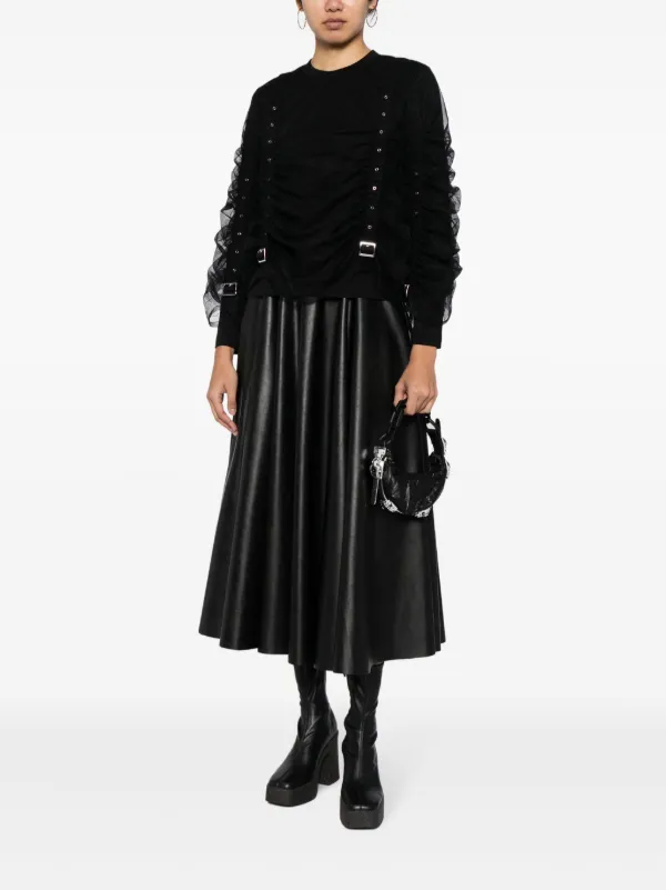 Noir Kei Ninomiya パネル ブラウス | ブラック | FARFETCH JP