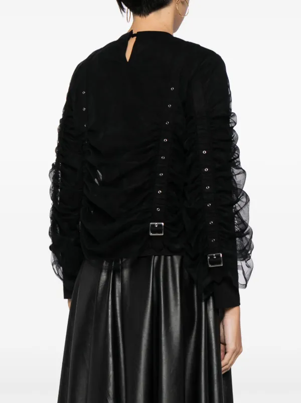 Noir Kei Ninomiya パネル ブラウス | ブラック | FARFETCH JP