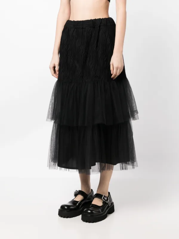 noir kei ninomiya チュールスカート ティアード 2019-nielitexams.com