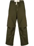 DARKPARK adjustable waist-strap trousers - Green