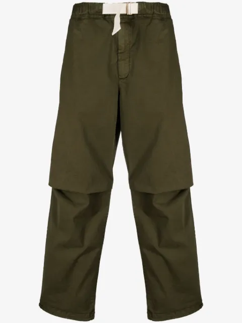 DARKPARK adjustable waist-strap trousers