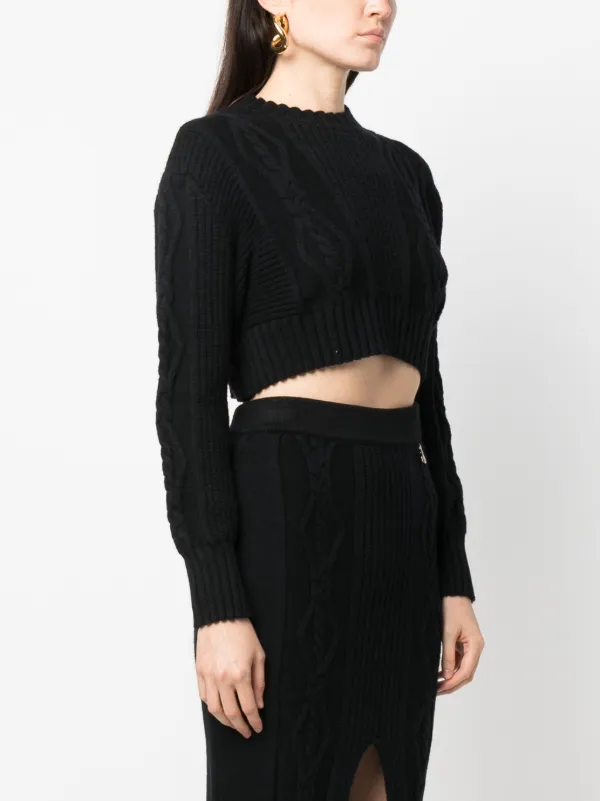 Knitted discount jumper cropped