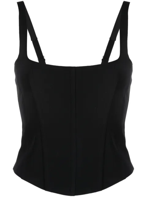 Patrizia Pepe fly-detail bustier top