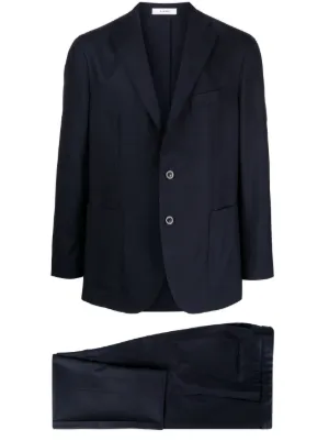 Lardini ピンストライプ ダブルスーツ | ブルー | FARFETCH JP