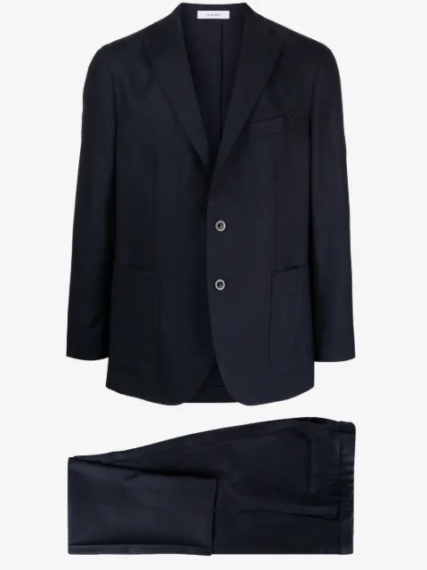 Boglioli single-breasted virgin wool suit