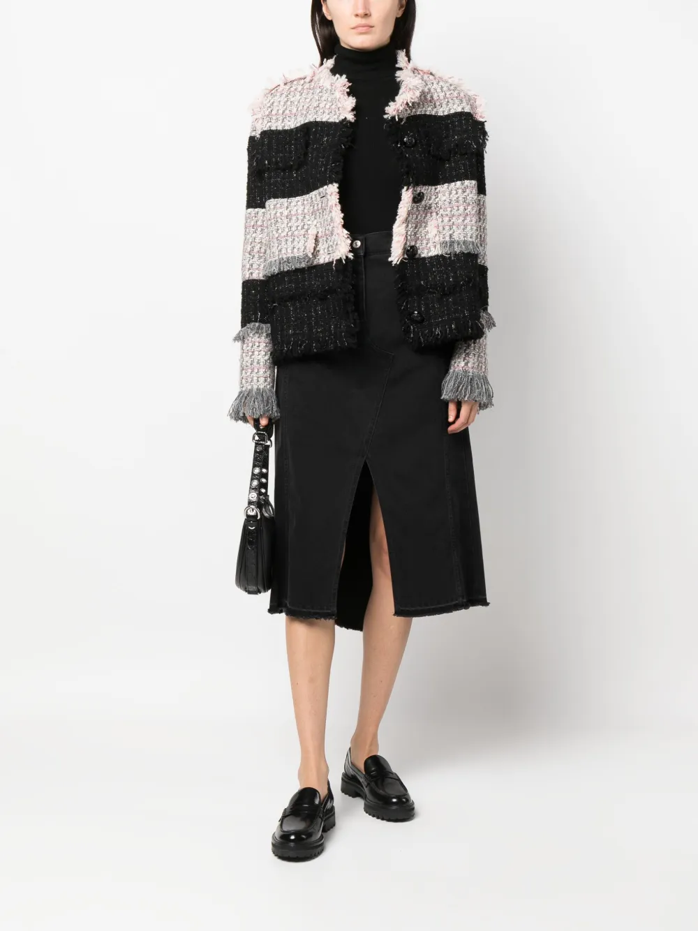 MSGM Denim jack - Zwart