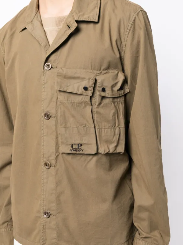 C.P. Company ロゴ シャツ | ブラウン | FARFETCH JP