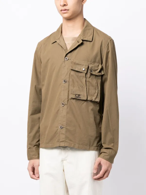 C.P. Company ロゴ シャツ | ブラウン | FARFETCH JP