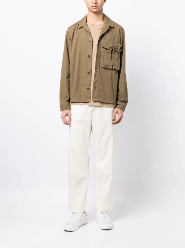 C.P. Company ロゴ シャツ | ブラウン | FARFETCH JP