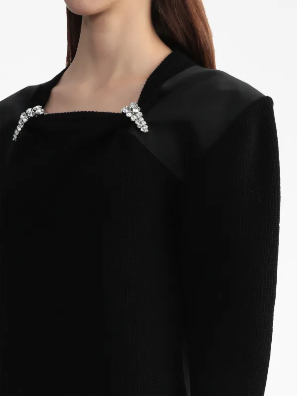 スカート 1017-ALYX-9SM Ribbed knit dress 1017 ALYX 9SM ring-embellished Ribbed Knit Mini Dress