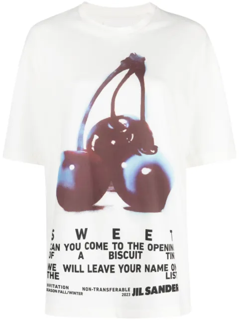 Jil Sander 图案印花棉T恤