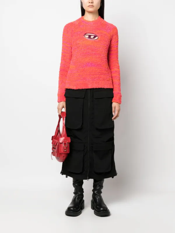 新品 DIESEL M-Valary logo-plaque sweater 新品 DIESEL M-Valary logo-plaque sweater