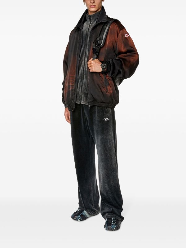 Diesel J-Smash Faded zip-up Bomber Jacket - Farfetch