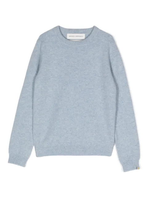 extreme cashmere ribbed-knit mélange jumper