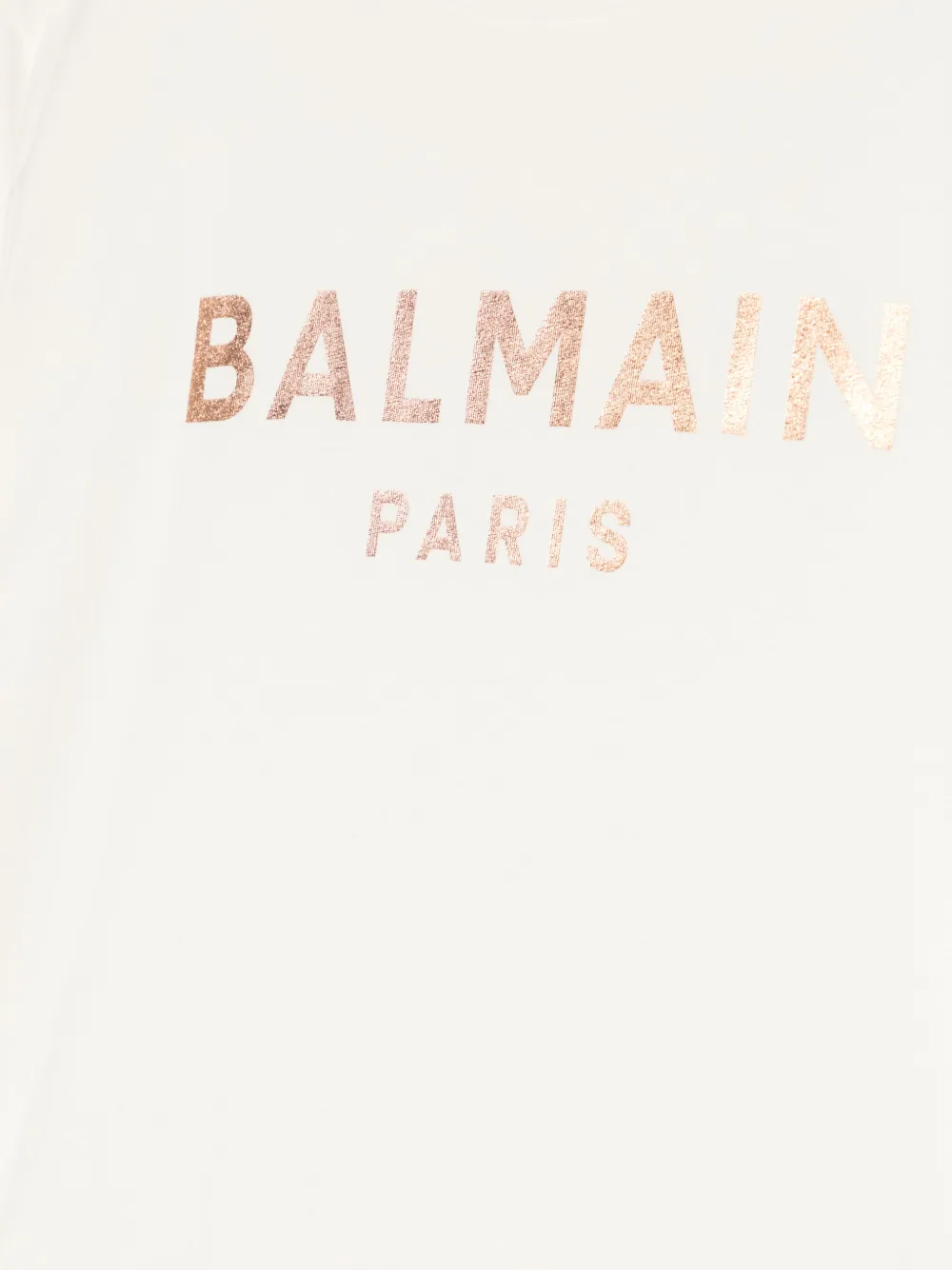 Balmain Logo-print Cotton T-shirt In White