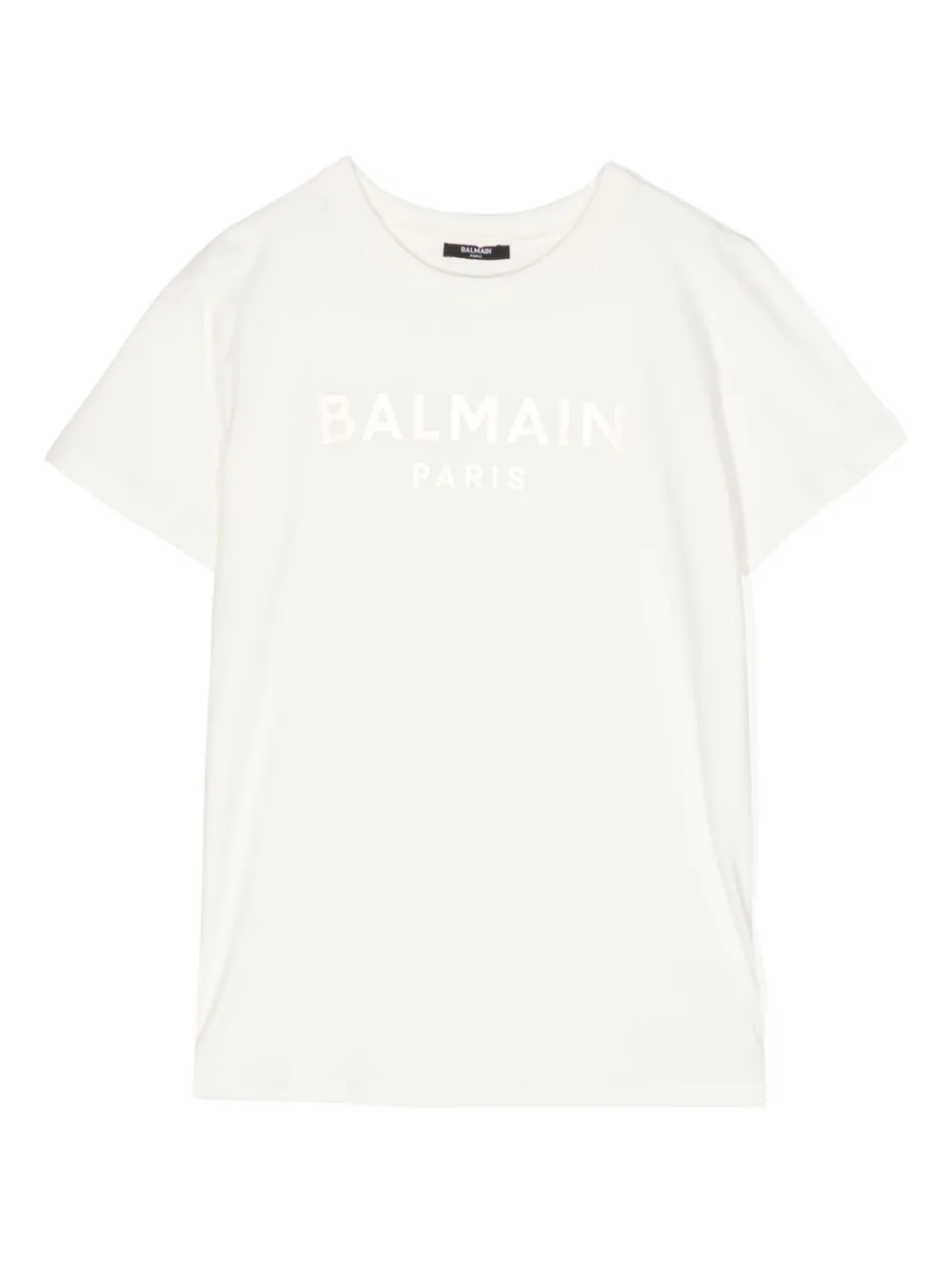 Balmain Logo-print Cotton T-shirt In White