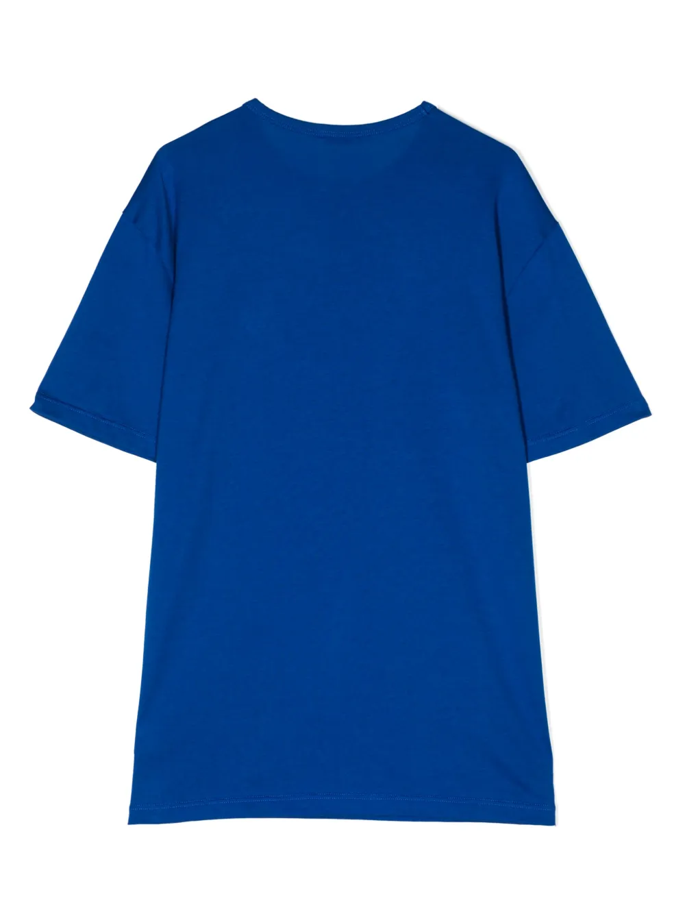 Dolce & Gabbana Kids T-shirt met logoplakkaat - Blauw