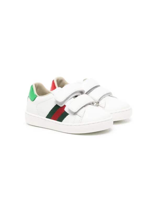 Gucci children's ace leather on sale sneaker