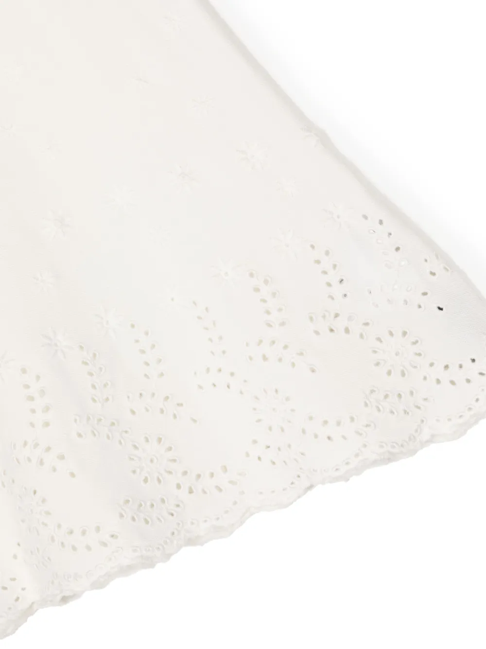 Polo Ralph Lauren Borderie-anglaise Short-sleeve Dress In White