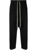 Rick Owens drop-crotch virgin-wool trousers - Black
