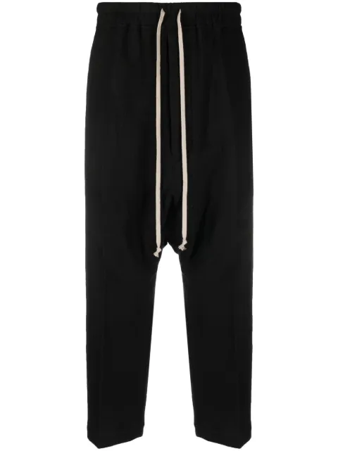 Rick Owens drop-crotch virgin-wool trousers