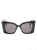 Saint Laurent Eyewear SL M119 Blaze oversize-frame sunglasses - Black