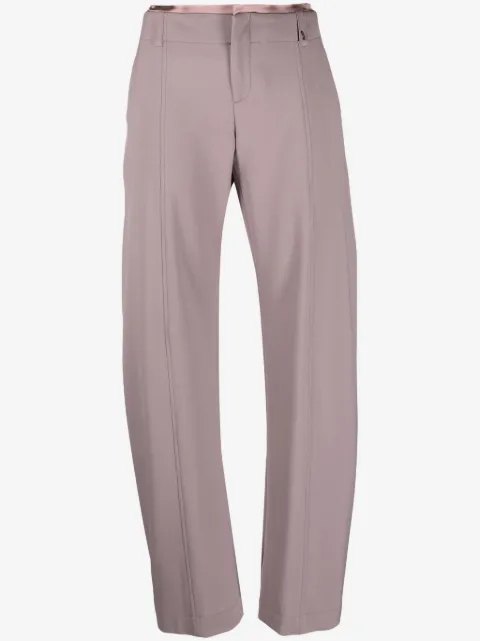 Ssheena pantalones rectos con capas