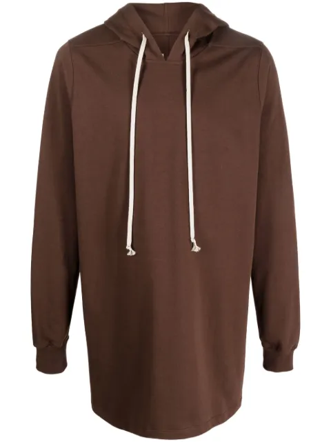 Rick Owens hoodie larga con cordones