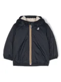 K Way Kids logo-print lightweight jacket - Blue