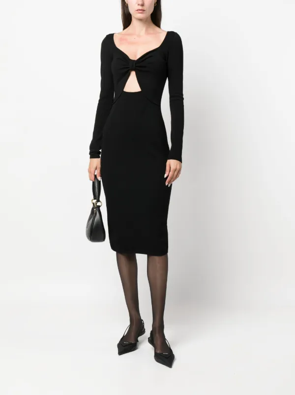 giambattista valli little black dresses Giambattista Valli // Black Lace Cape Dress – VSP Consignment main image 1