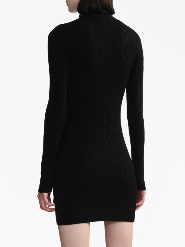 スカート 1017-ALYX-9SM Ribbed knit dress 1017 ALYX 9SM ring-embellished Ribbed Knit Mini Dress