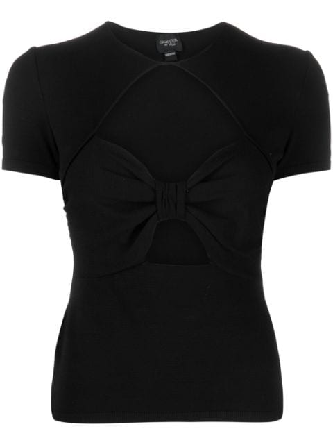 Giambattista Valli cut-out short-sleeve top