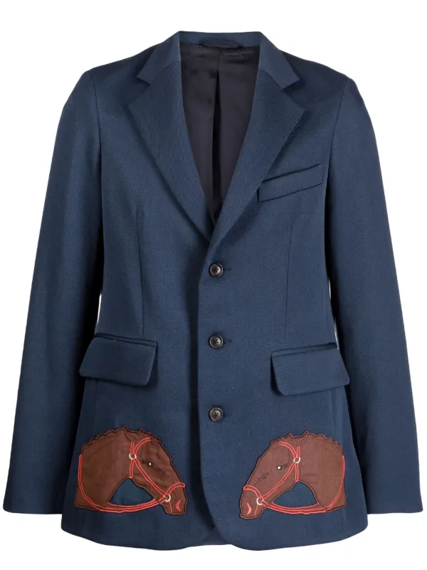 BODE ボーディ Donkey PARTY jacket ジャケット S/M Bode Beige 'Donkey Party' Jacket Bode
