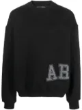 Axel Arigato logo-print cotton sweatshirt - Black
