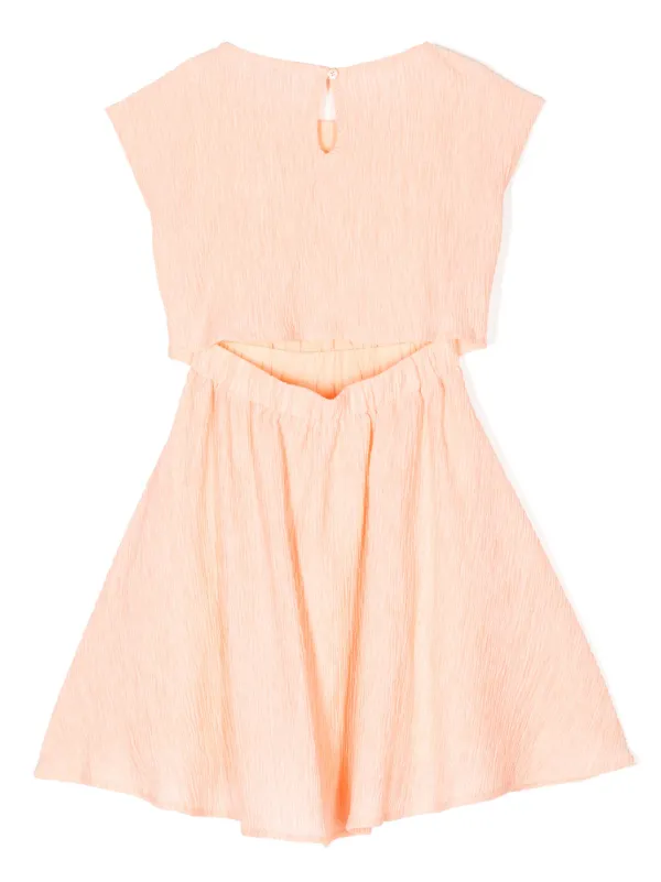 Calvin Klein Kids logo-patch Textured Dress | Pink | FARFETCH GE Calvin Klein Kids logo-patch Textured Dress | Pink | FARFETCH GE