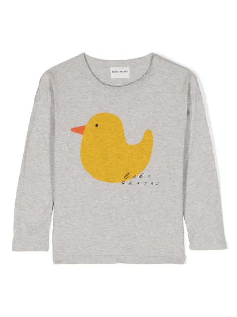 Bobo Choses Rubber Duck long-sleeve T-shirt