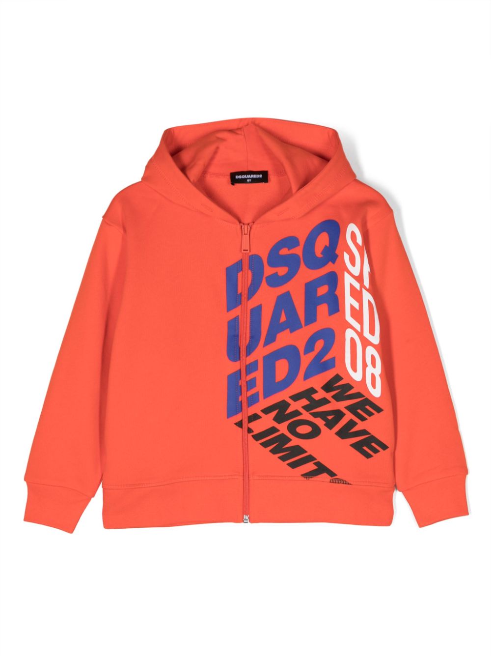 DSQUARED2 KIDS logo-print cotton bomber jacket