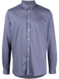 PS Paul Smith button-down collar long-sleeve shirt - Blue