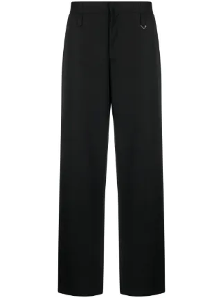 Jacquemus Piccini Virgin Wool Trousers | Black | FARFETCH OM