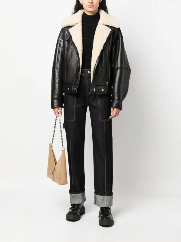 Alexander McQueen turn-up straight-leg Jeans | Blue