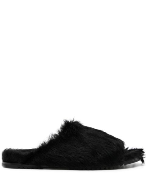 Rick Owens flip flops con puntera abierta