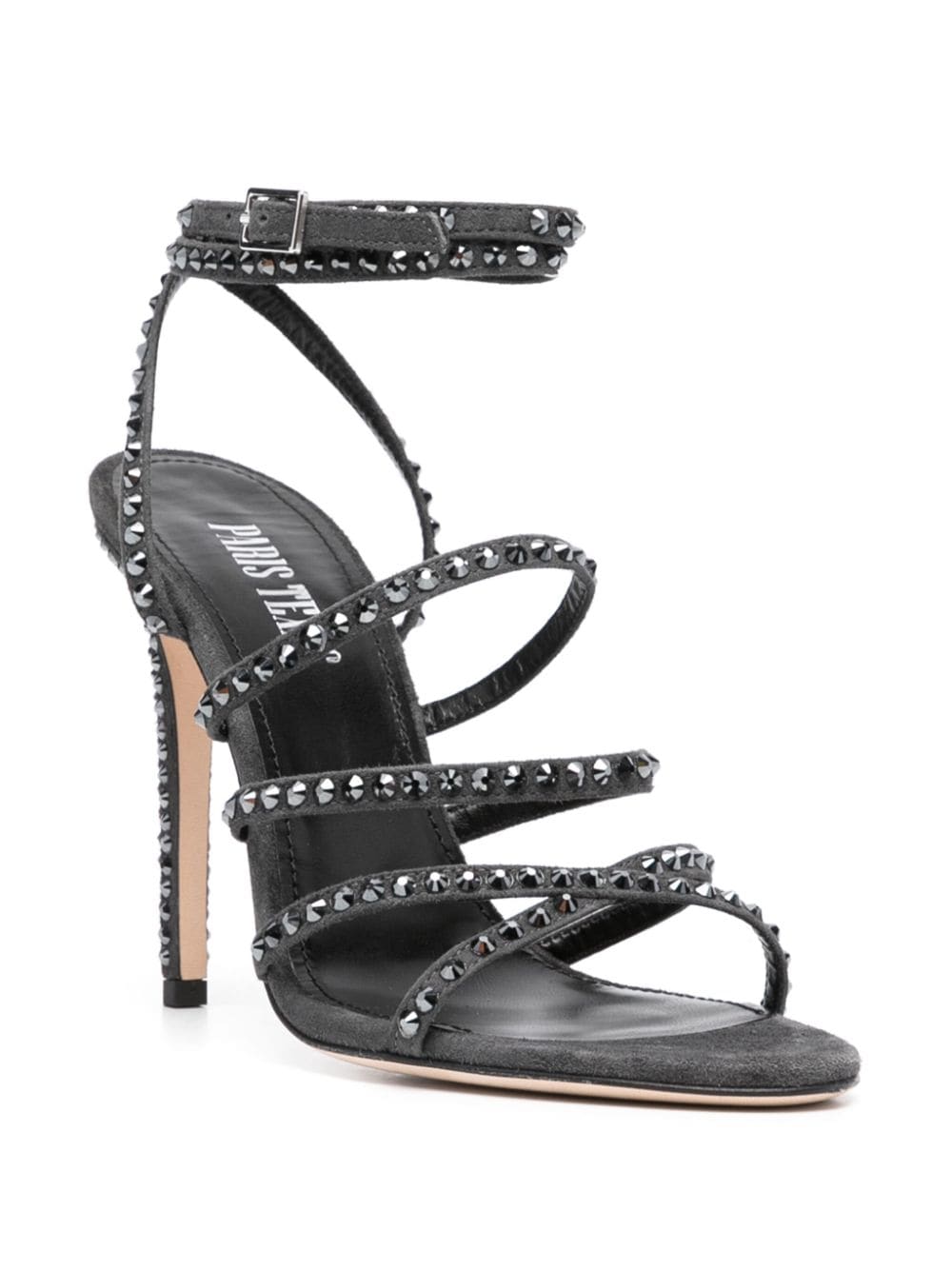 Shop Paris Texas Holly Maeva 115mm Sandals In Grey