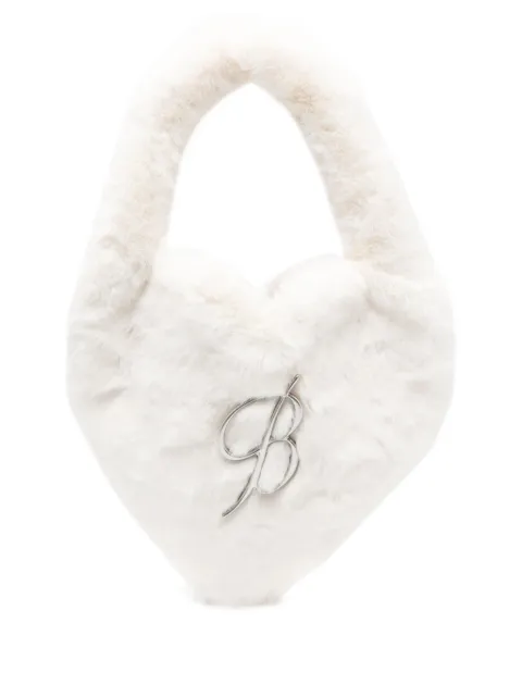 Blumarine bolsa de hombro en forma de corazón