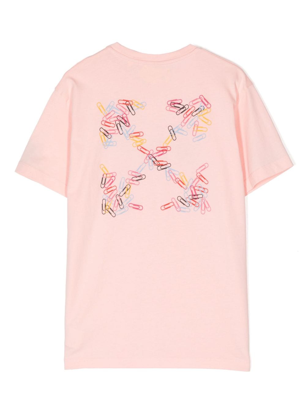 Off-White Kids Katoenen T-shirt - Roze