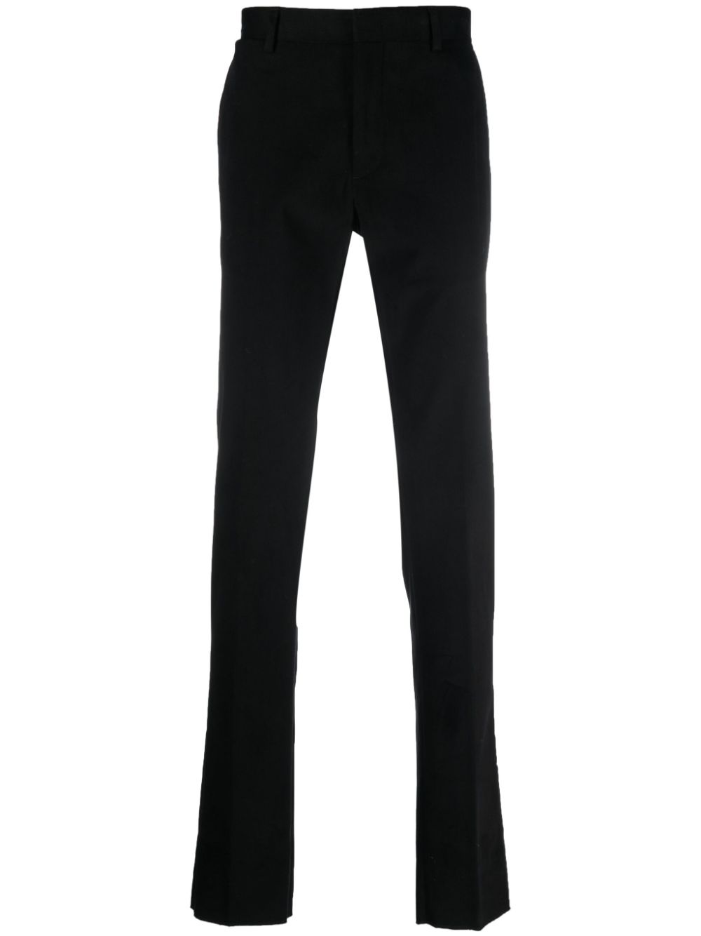 Zegna slim-cut stretch-cotton chino trousers - Black