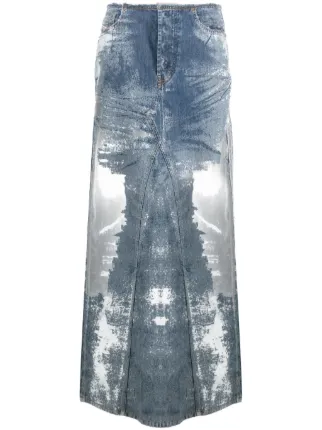 DIESEL デニムスカートDe-Pago-Fsd2 Diesel De-Pago-Fsd2 デニムスカート | ブルー | FARFETCH JP