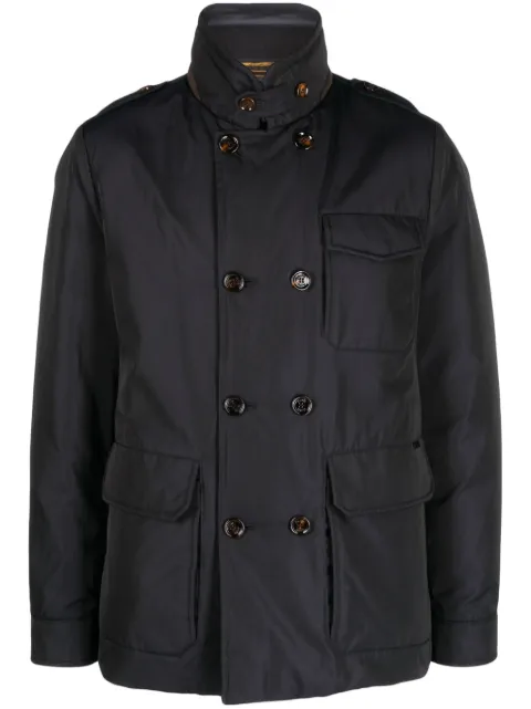 Moorer double-breasted padded down jacket