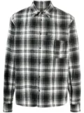 DSQUARED2 plaid-check shirt jacket - Black